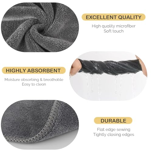 SINLAND Microfiber Face Cradle Covers Large Size Soft and Reusable Non-Stick Massage Headrest Cover Suitable for Any Massage Tables & Massage Chair