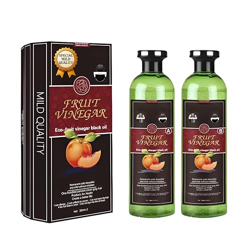 Fruit Vinegar Hair Color - Ammonia-Free Gray Coverage, Long-Lasting, 33.8 fl oz