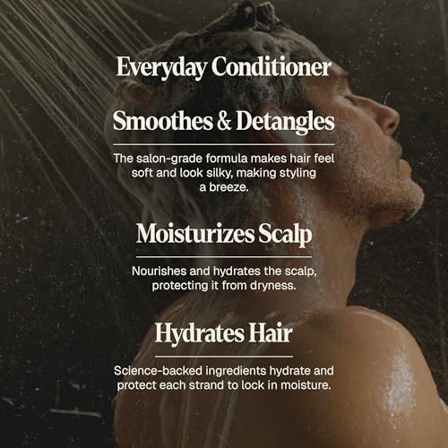 Black Wolf 4-Piece Skincare and Hair Gift Set for Men ? Anti-Dandruff Shampoo, Moisturizing Body Wash, Face Moisturizer, Daily Conditioner - Skin Care Kit for All Dry Types