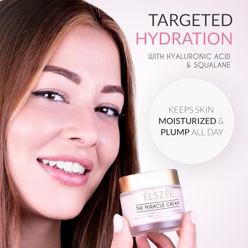 Luxury Anti-Aging Face & Neck Cream with Gold Particles - Hydrating Wrinkle Repair 1.7 oz