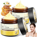 Bee Venom Moisturizing Cream, All-in-One Nourishing Moisturizer with Hyaluronic Acid, Firming & Hydrating Face and Body Cream, Natural Gentle Formula for All Skin Types (50g * 2PCS)