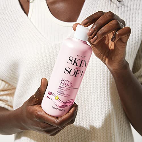 AVON Skin So Soft Body Lotion 11.8 oz Pack of 2 - Soft & Sensual Moisturizer