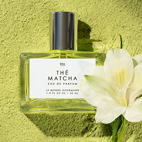Le Monde Gourmand Thé Matcha Eau de Parfum Spray for Women - Green Tea, Freesia & Amber, Vegan & Cruelty-Free, 1 fl oz