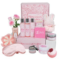 15-Piece Rose Spa Gift Set for Women - Bath & Body Care Kit