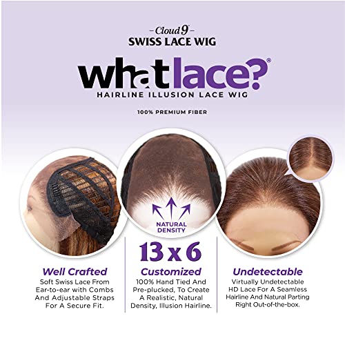 Synthetic Lace Front Wig - 13x6 Balayage Chocolate, Pre-Plucked HD Lace, Natural Hairline