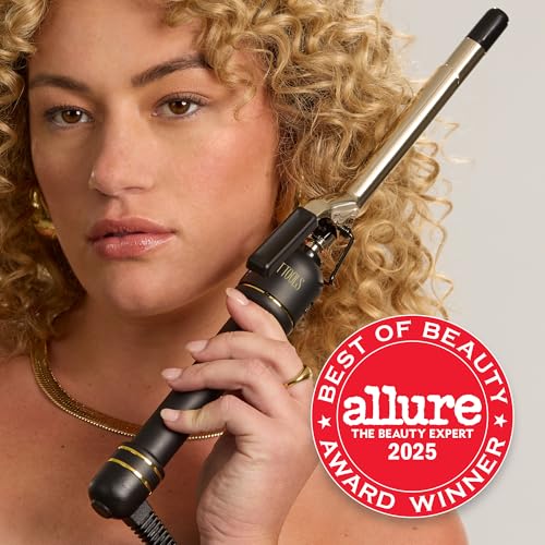 Hot Tools 2 Inch Extended Barrel Curling Iron for Loose Waves - Gold Technology