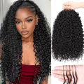LOLly Hair 1B #/14 Inch Invisible Knots Feather Crochet Hair 110g Pre-Looped for Burmese Curly & Natural Style