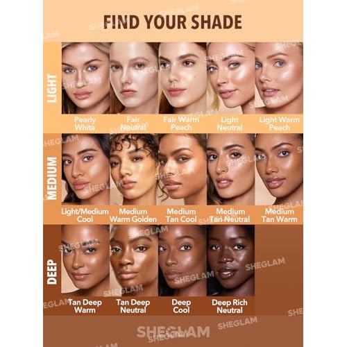 SHEGLAM Sunburst Glow Mixer 4-IN-1 Liquid Glow, Complexion Booster For A Glowing, Soft-Focus Look, Infused With Hyaluronic Acid, Vegan & Cruelty-Free-Medium Tan Neutral
