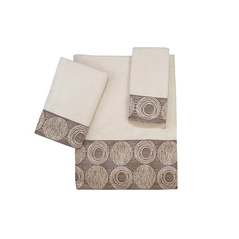 Avanti Linens Galaxy Wash Cloth, Ivory