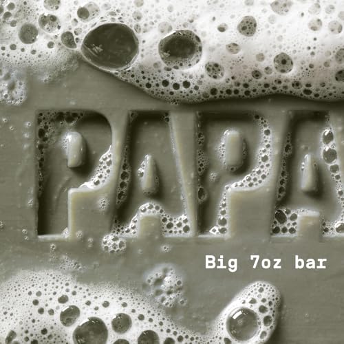 Papatui Sandalwood Suede Men’s Bar Soap - 7oz Pack of 4, Nourishing & Vegan