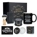 Men's Birthday Gift Box Set with Mug Candle Soap Shaving Cream Beard Brush