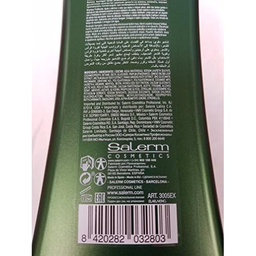 SALERM - Fortifying Shampoo - Biokera Natura Fortifying Shampoo - 1000 ml - with Ginseng and Ginkgo Biloba - Nourishes the Scalp - Helps Strengthen Weakened Hair - Refreshing Effect