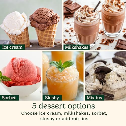 Cuisinart FastFreeze 5-in-1 Ice Cream Maker with 3 Half-Pint Mixing Cups - Pastel / 0.5 Pint