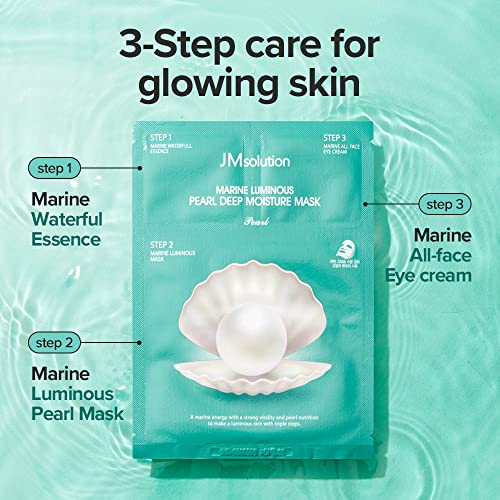 JMSolution Face Mask Bundle - Honey Royal Propolis &Marine Luminous Pearl Deep Moisture