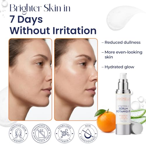Vitamin C Face Serum with Hyaluronic Acid & Ferulic Acid - Brightening & Dark Spot Corrector - 1 fl oz