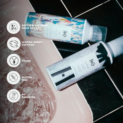 R+Co CHIFFON Styling Mousse ? Lightweight Hair Foam, Adds Volume & Texture, All Hair Types