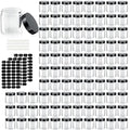 90 Pack 4 Oz Leak-Proof Plastic Travel Containers with Lids - BPA Free Cosmetic Jars