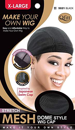Extra Large Mesh Dome Wig Cap - Non-Slip Breathable Hair Net for Big Heads & Locs
