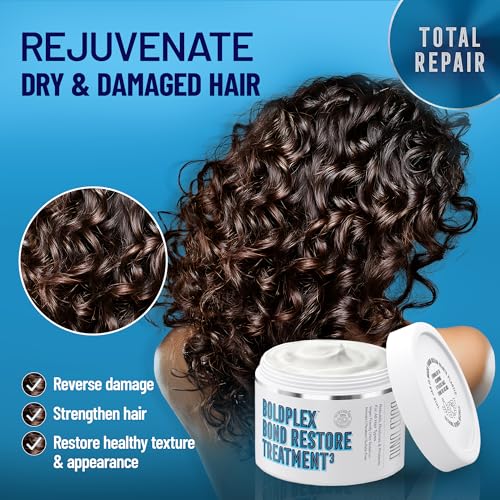 Bold Uniq BoldPlex Deep Hair Mask 6.76 Fl Oz for Damaged & Curly Hair - Vegan & Sulfate-Free