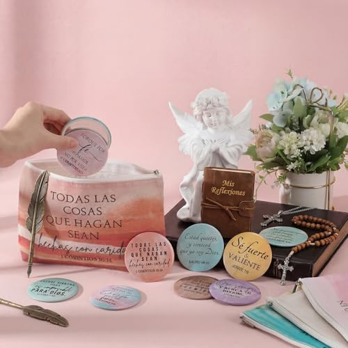 30-Piece Christian Gifts Set for Women - Bright Colors, Spanish Style