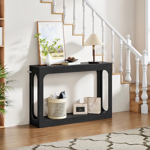 Console Table 47.2 Inches Black - Versatile Entryway & Living Room Accent