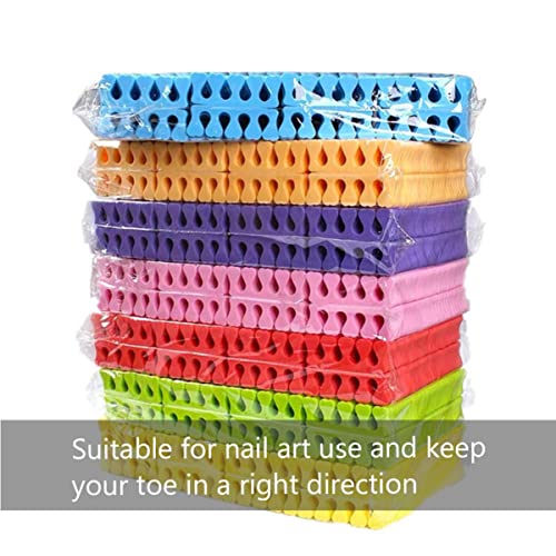 Foam Toe Separators 200 Pairs for Pedicure Nail Art & Foot Care