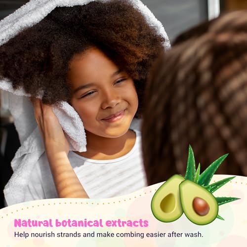 Kids Shampoo with Avocado & Aloe Vera, Gentle & Nourishing, 13.5 Fl Oz Pack of 2