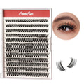 Lash Clusters DlY Eyelash Extensions 50D 0.07 D Curl 9-16mm Eyelash Clusters Mixed Tray Cluster Eyelash Extensions Natural individual Lashes (50D-0.07D-9-16mm)