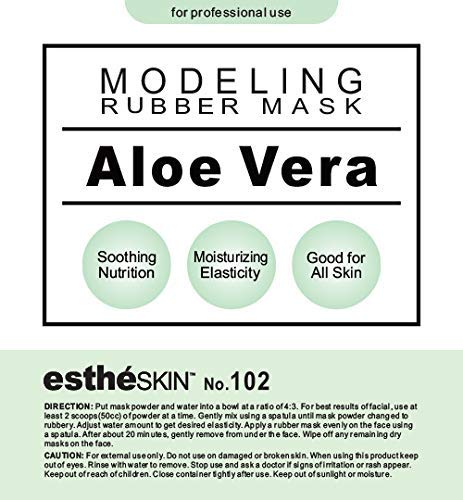 Aloe Vera Peel-Off Mask Powder for Facial Skin Care - 35oz, K-Beauty