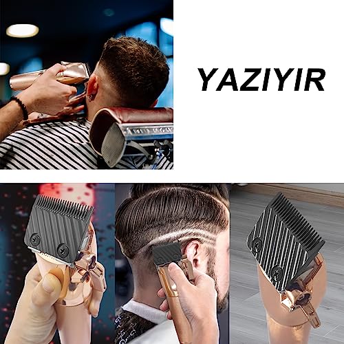 FX603B Black Graphite Fade Replacement Blades compatible with BaBylissPRO Barberology Replacement Clipper fade Blades FX870/FXF880/FX810/FX825/FX673N,2 Pcs