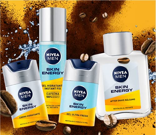 Men's Daily Face Moisturizer with Caffeine & Guarana - Lightweight, Fast-Absorbing, 2 Pack
