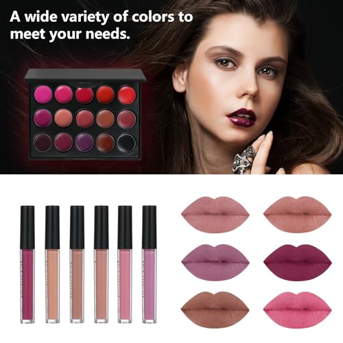 Complete Makeup Kit for Women and Girls with Sponge, Lipstick, Eyeshadow, Concealer & Bag