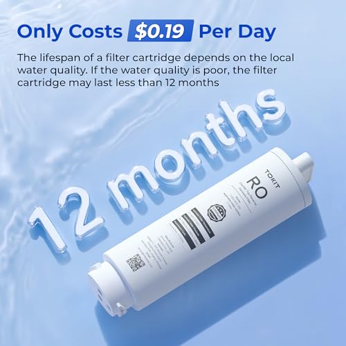 RO Replacement Water Filter for T1 Ultra System NSF/ANSI 58 Certified - Reduce TDS, 12-Month Lifespan