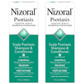 Nizoral Psoriasis Shampoo & Conditioner - Effective Scalp Psoriasis Treatment, 11 Ounce (Pack of 2)