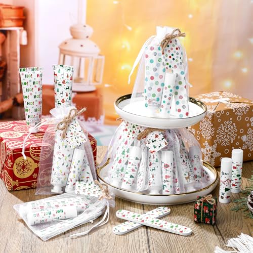 Christmas Hand Cream and Lip Balm Gift Set - 6 Pieces/Variation 6 for Women
