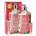 Hempz Peppermint Body Lotion & Lip Balm Gift Set - Holiday Scent