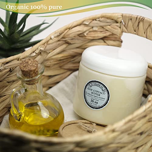 16 oz Organic Cold Pressed Cupuacu Butter - Pure Natural Skin Rejuvenation