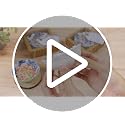 Teenyyou 50 Pack Small Ceramic Bowls - Blue Floral Wedding Favors & Holiday Party Serveware