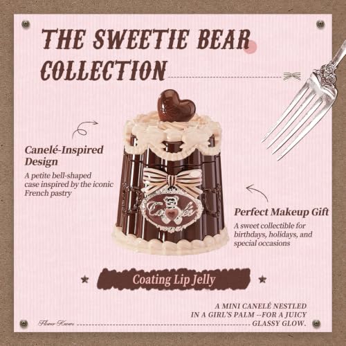 Flower Knows Sweetie Bear Lip Jelly - Deep Brick Red JE09