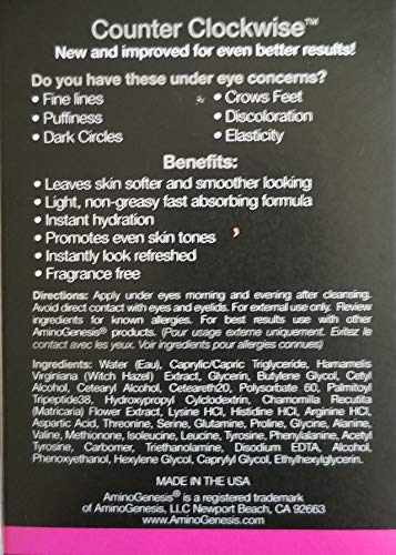 Dark Circle & Wrinkle Eye Cream - Firming Eye Treatment for Sensitive Eyes 5 oz
