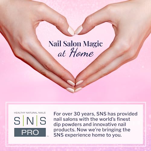 SNS Nail Dip Powder, Gelous Color Dipping Powder - Miracle Garden (Pink/Fuchsia, Cream) - Long-Lasting Dip Nail Color Dip Nail Color Lasts 14 Days - Low Odor & No UV Lamp Needed - 1.5 Oz