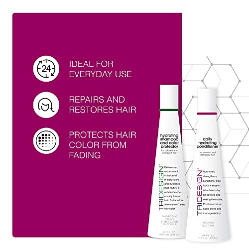 Hydrating Shampoo & Conditioner Set for Dry Hair - 10.5 oz Each