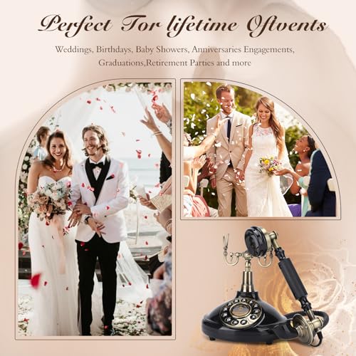 Wedding Phone Guest Book - Black Audio Guestbook for Weddings & Events (Variation of THIS listing)