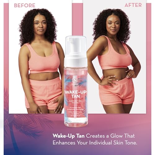 Norvell Wake-Up Tan Self Tanning Mousse 5.5 oz - Clear, Hydrating, Gradual Sunless Tan