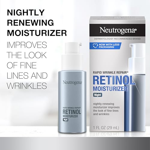 Neutrogena Rapid Wrinkle Repair Night Moisturizer 1 Fl Oz - Anti-Aging Face Cream