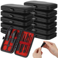 12 Pcs 10-in-1 Manicure Set, Stainless Steel Nail Pedicure Kit with PU Leather Travel Case, Multi-Functional Grooming Set for Men and Women, Ideal Birthdays & Christmas Gifts