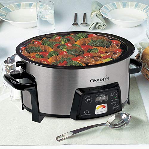 6-Quart Programmable Slow Cooker with Locking Lid & Travel Features