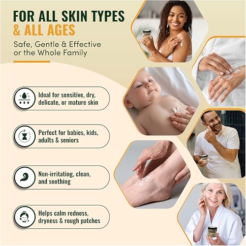 Natural Beef Tallow & Manuka Honey Face & Body Moisturizer for Dry Skin