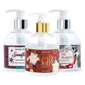 ROMIIE ZOI Christmas Liquid Hand Soap with Gift Box - 260ml/ 9 fl. Oz - Variety Pack of 3£¨Scottish Tartan£¬Holly Jolly,' Tis The Season£©
