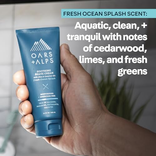 Men's Shaving Cream 2 Pack - Soothing, Hydrating, Dermatologist Tested, 3.4oz